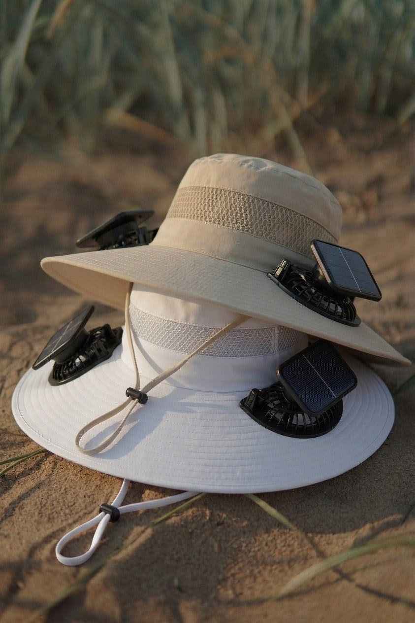 Solar Fan Hat – Portable Solar Powered Cooling Cap for Fishing, Hiking, Camping & Outdoor Sun Protection